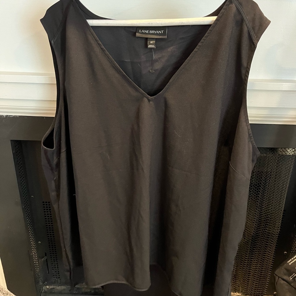 Lane Bryant black shell NWOT